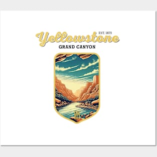 USA - NATIONAL PARK - YELLOWSTONE Grand Canyon of the Yellowstone - 6 Posters and Art